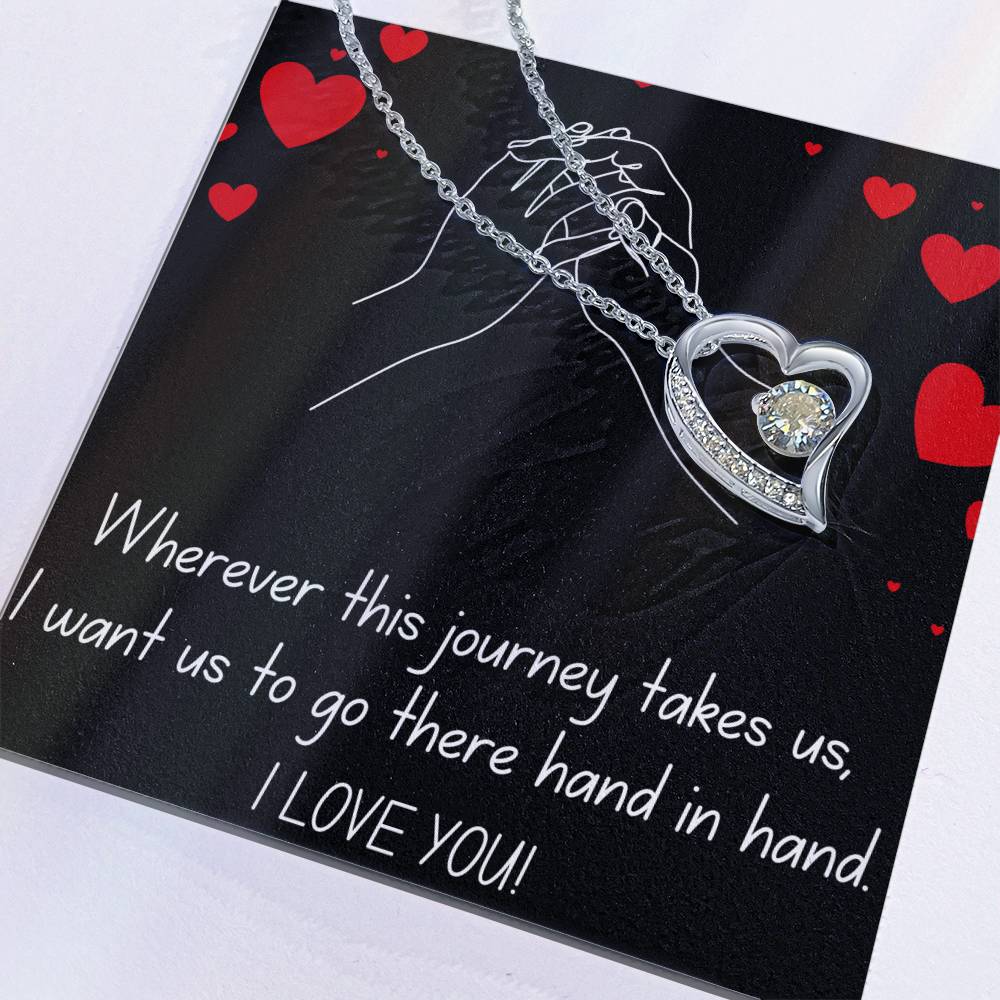 HAND IN HAND FOREVER LOVE NECKLACE
