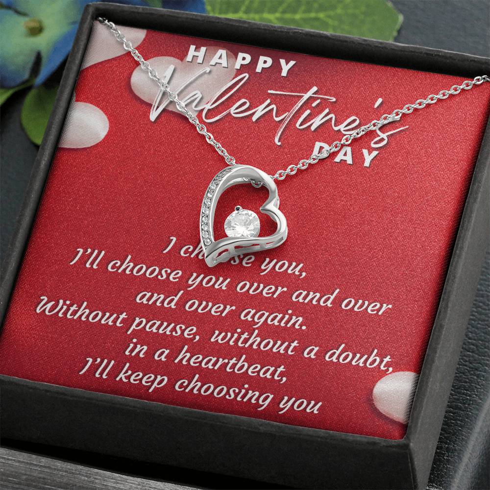 I CHOOSE YOU FOREVER LOVE NECKLACE