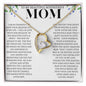 TO MY BEAUTIFUL BOYFRIEND'S MOM FOREVER LOVE NECKLACE