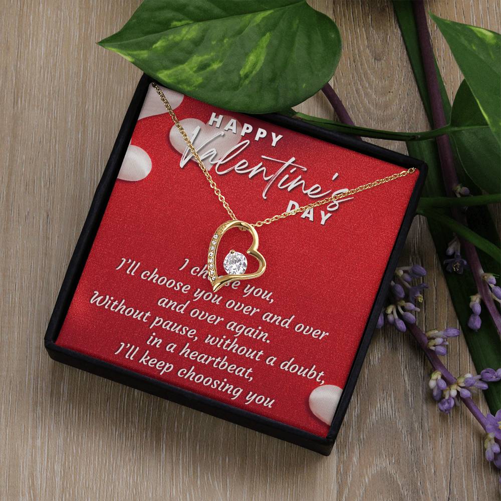 I CHOOSE YOU FOREVER LOVE NECKLACE