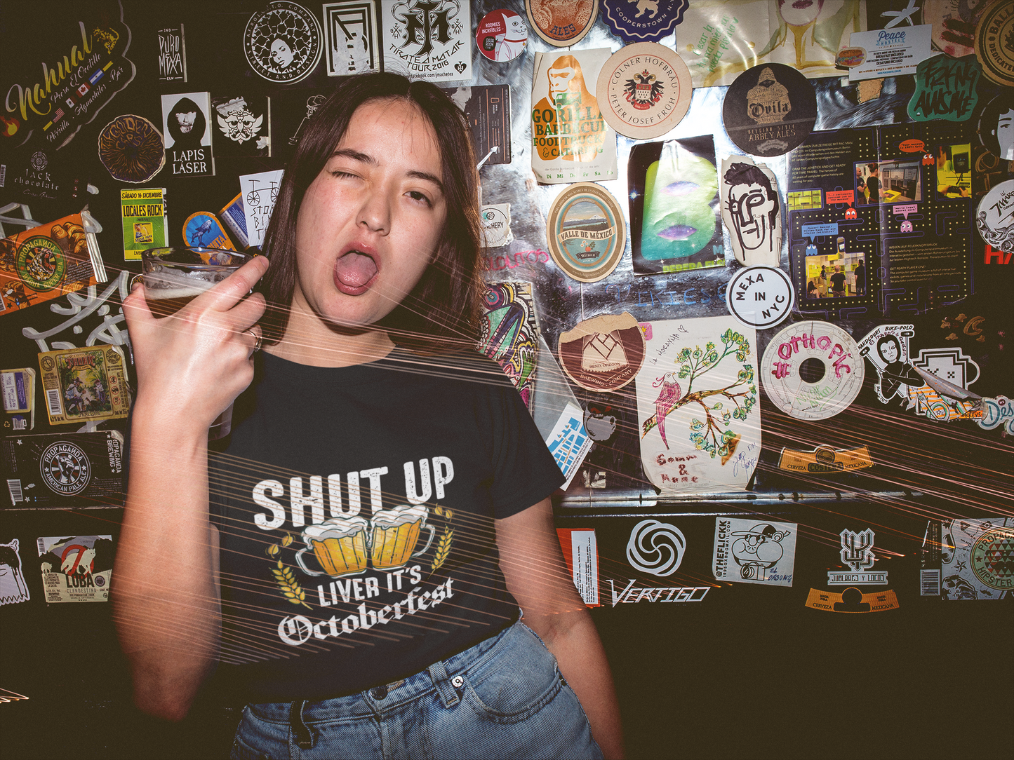 SHUT UP LIVER IT'S OCTOBERFEST UNISEX JERSEY T-SHIRT