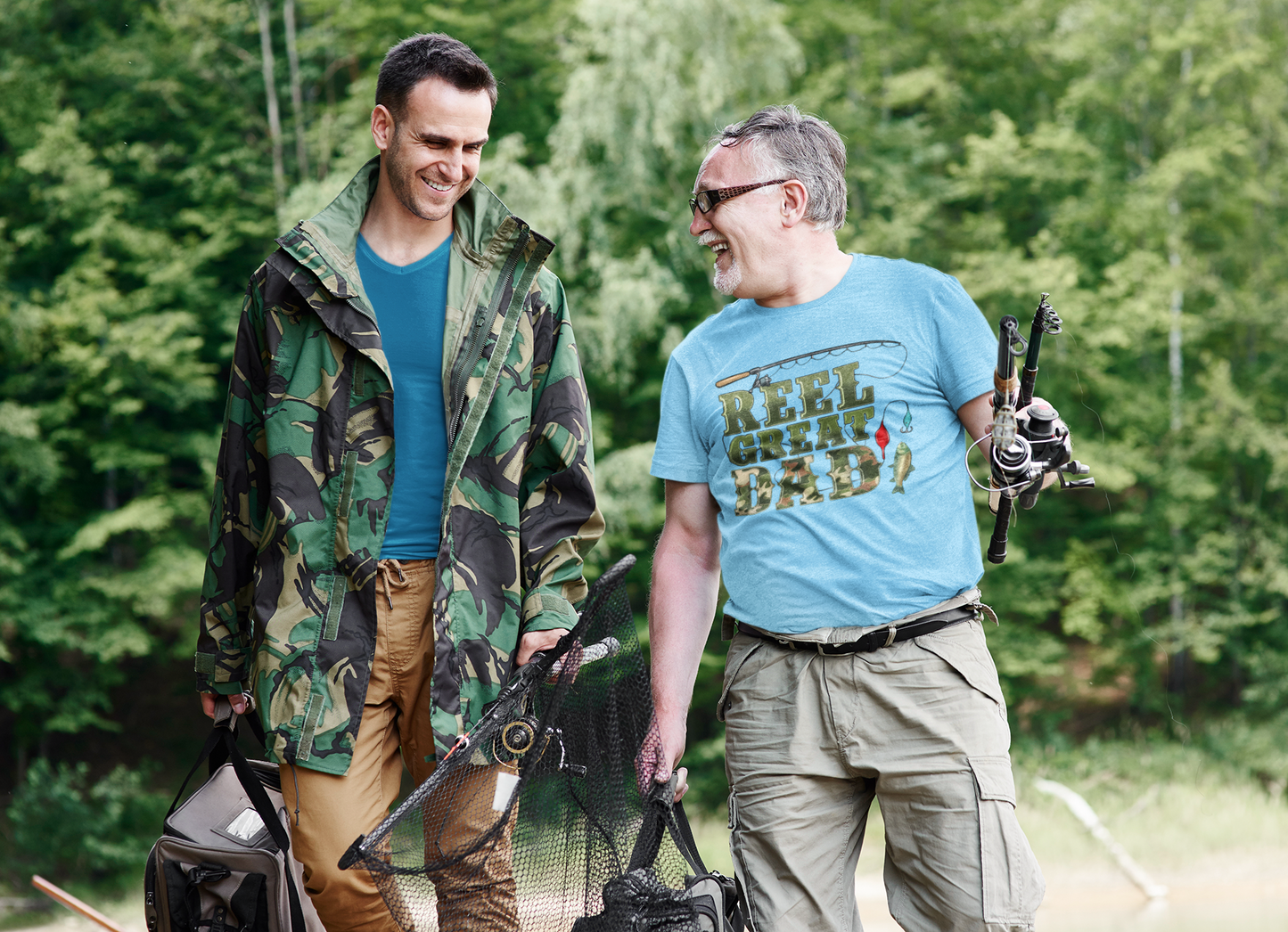 REEL GREAT DAD PREMIUM SHORT SLEEVE T-SHIRT