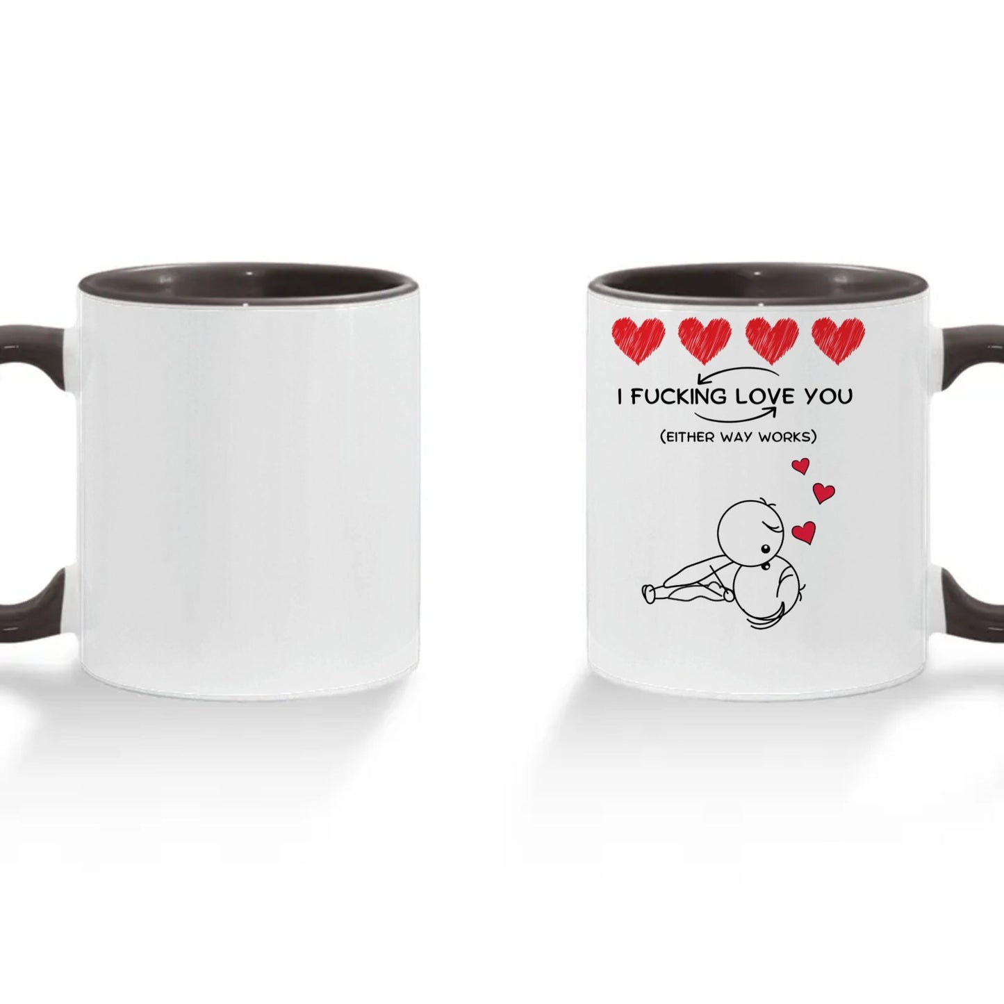 FUNNY PERSONALIZED COLOR CHANGING 11oz ACCENT MUG - Valentine's Day Gifts For Her, Him