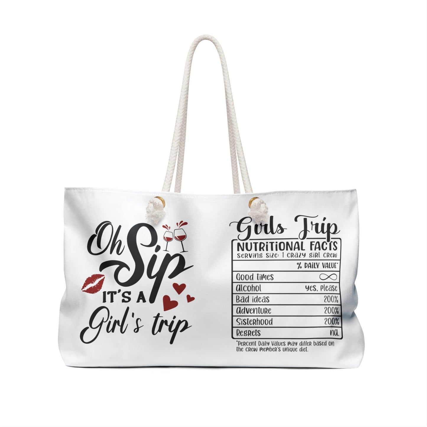 GIRLS TRIP WEEKENDER BAG