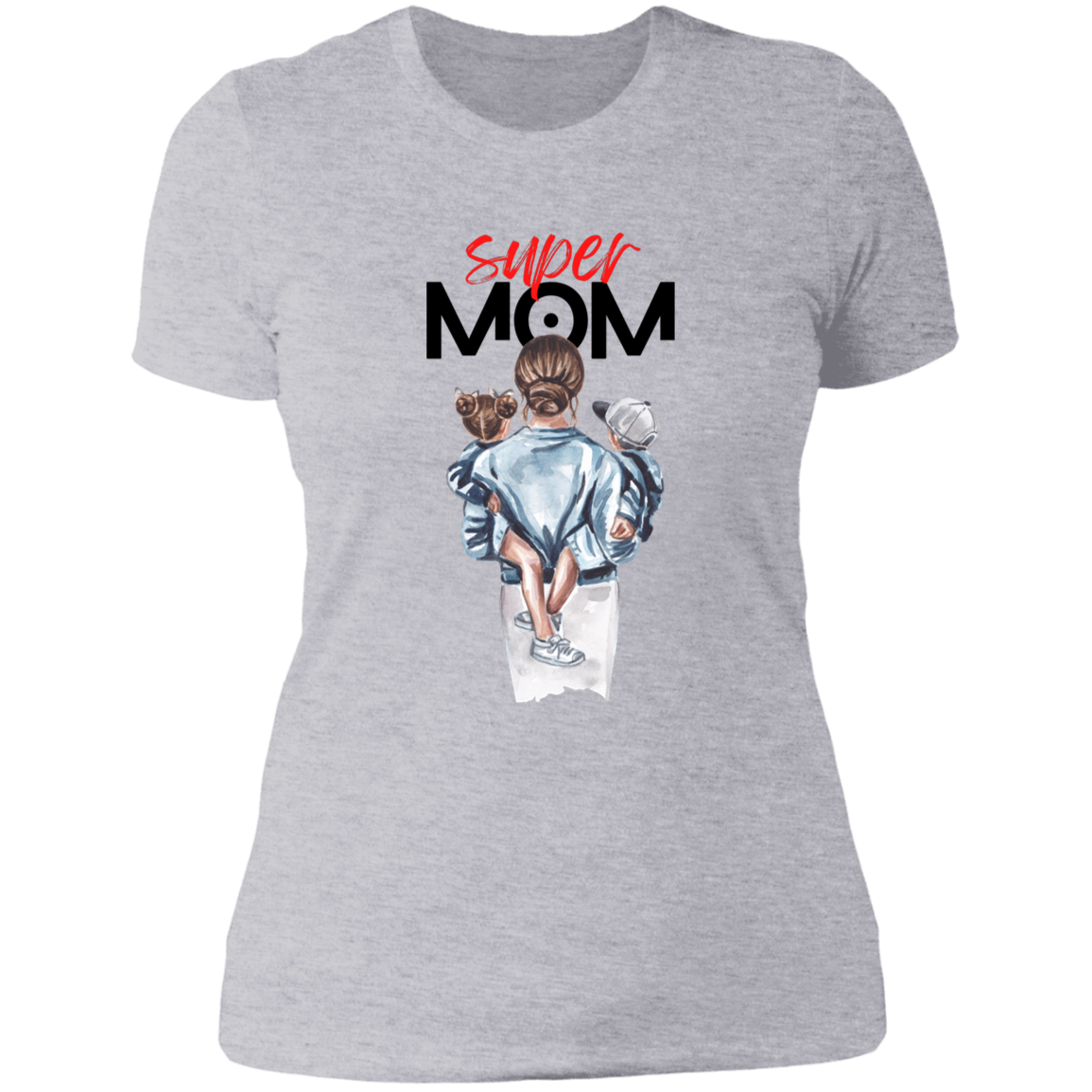 SUPER MOM LADIES BOYFRIEND T-SHIRT