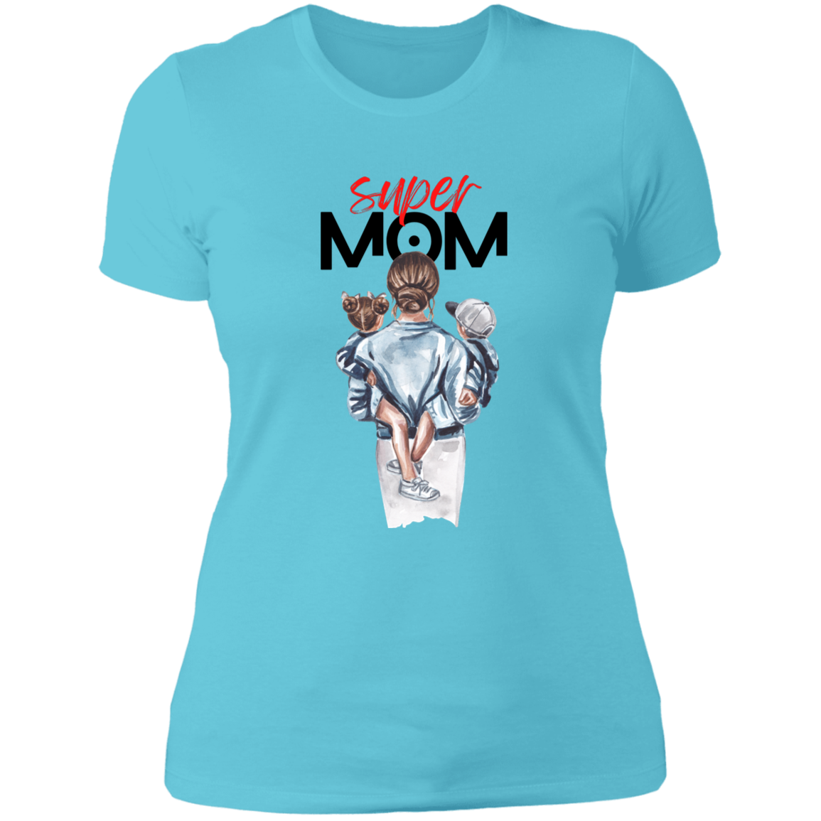 SUPER MOM LADIES BOYFRIEND T-SHIRT