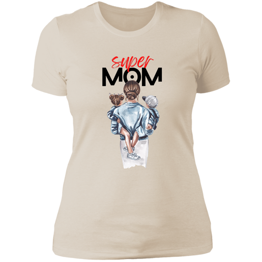 SUPER MOM LADIES BOYFRIEND T-SHIRT