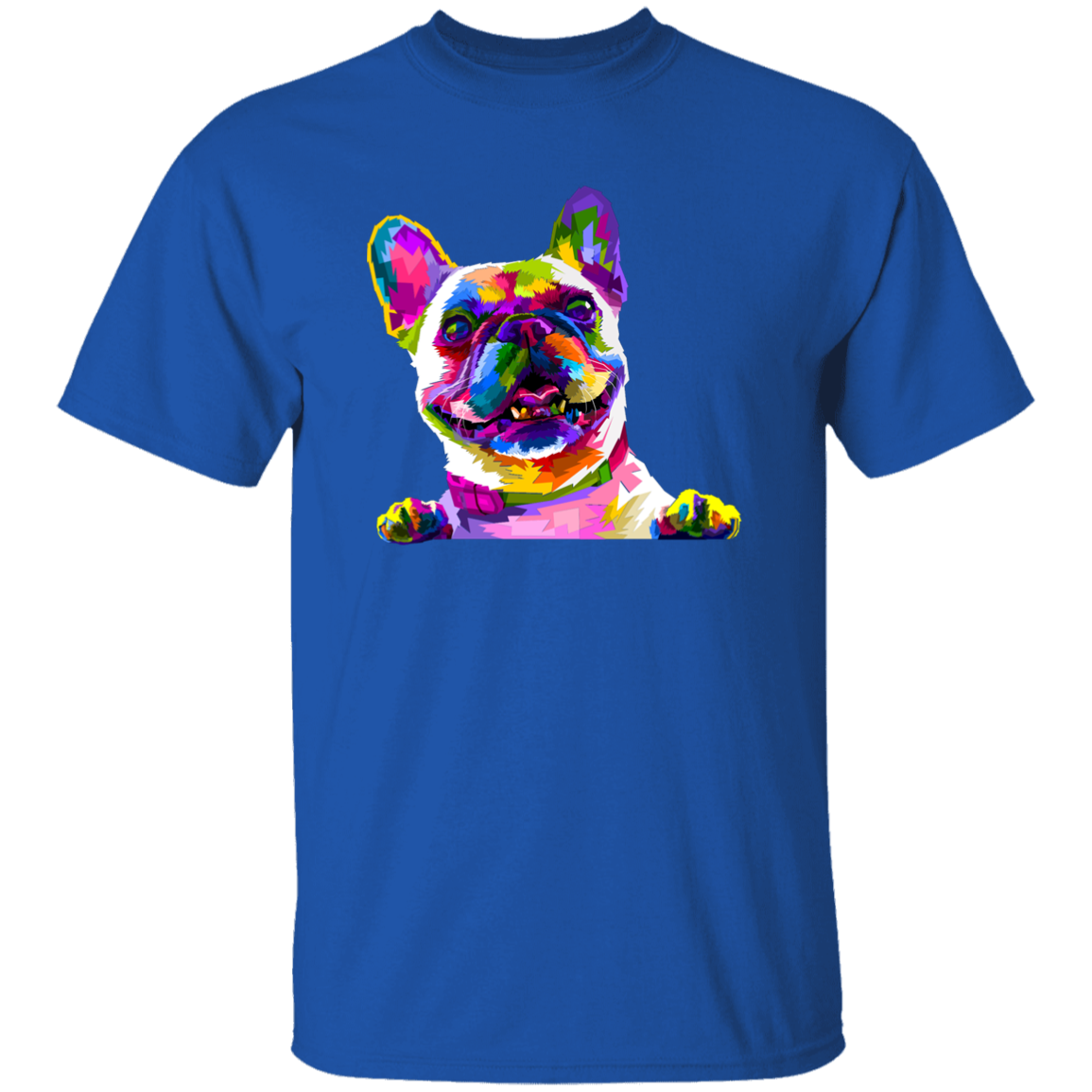 BULLDOG MULTI COLORED T-SHIRT
