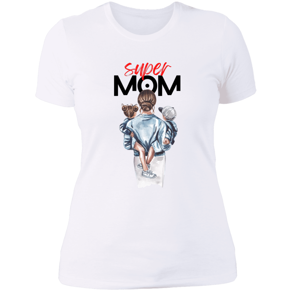 SUPER MOM LADIES BOYFRIEND T-SHIRT