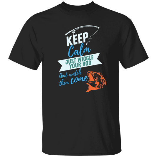 KEEP CALM FISHING T-SHIRT