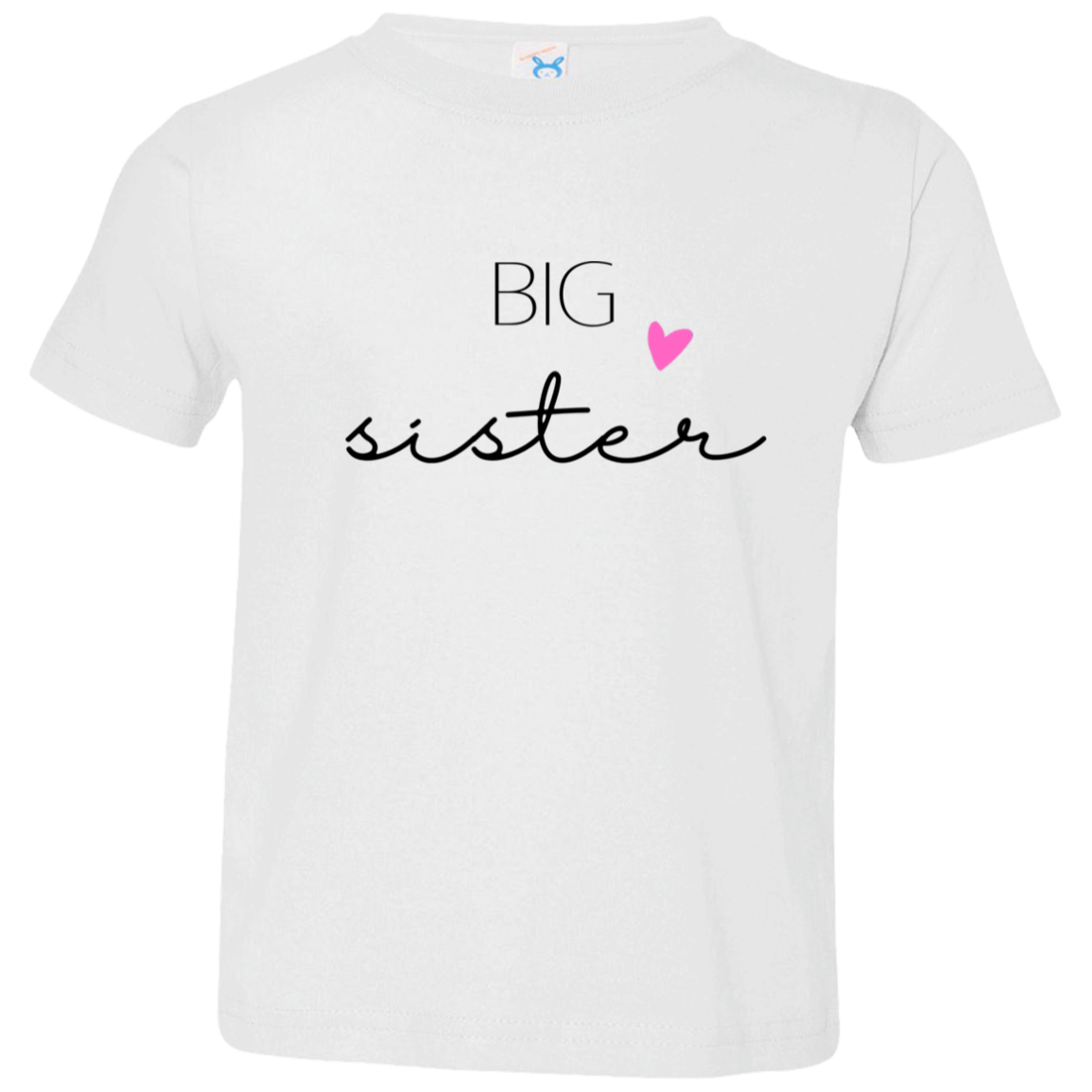 BIG SISTER TODDLER JERSEY T-SHIRT