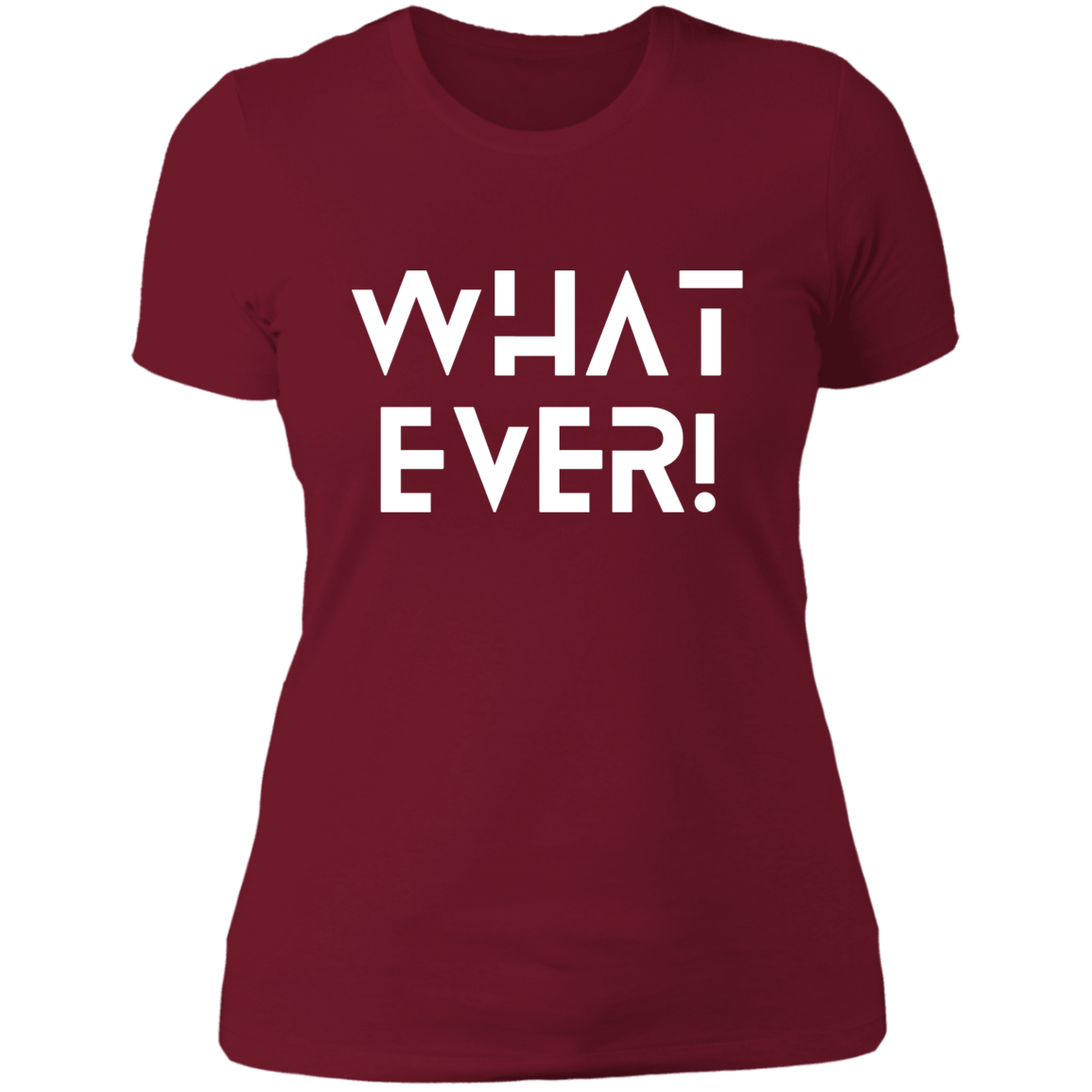 WHATEVER LADIES BOYFRIEND T-SHIRT