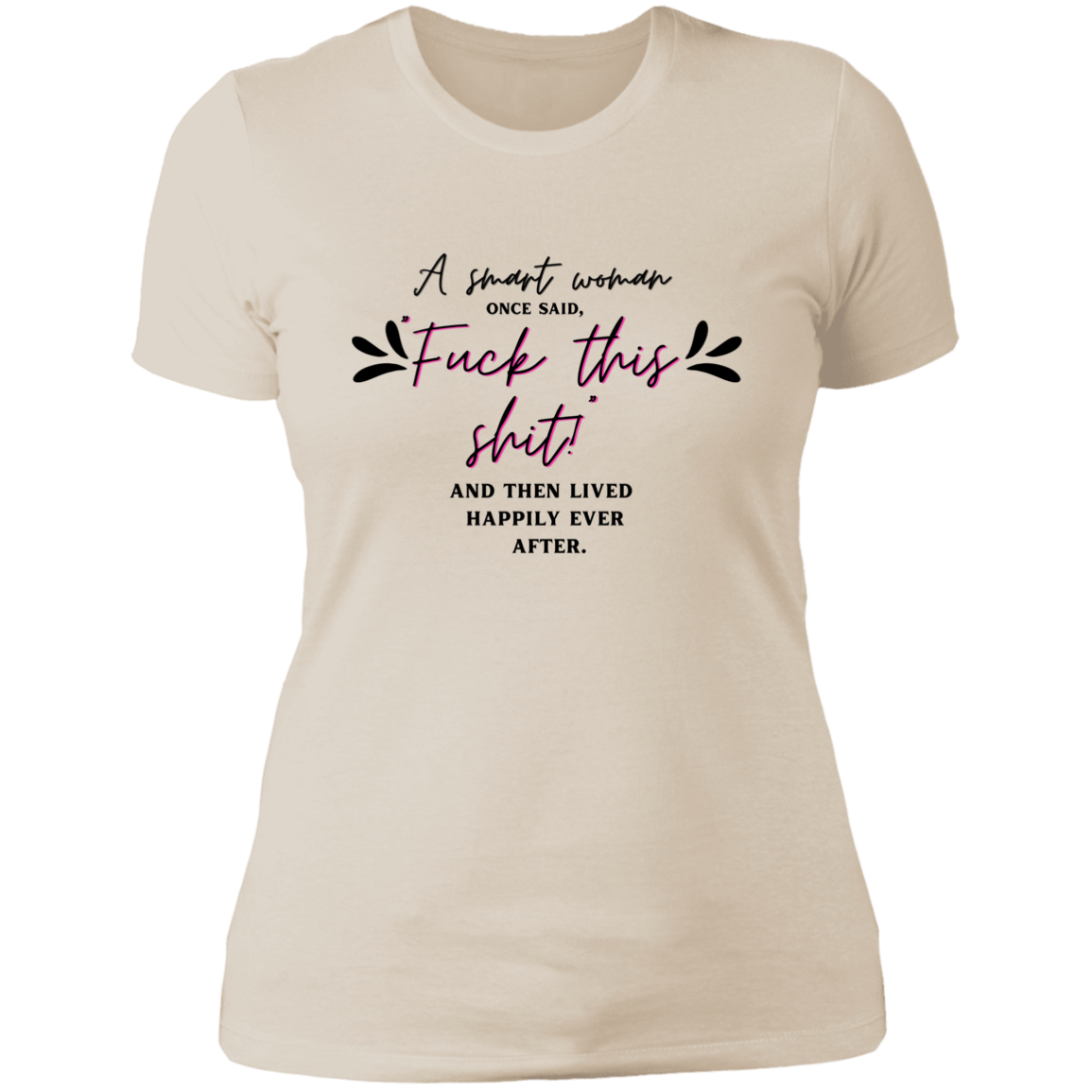 SMART WOMAN LADIES BOYFRIEND T-SHIRT