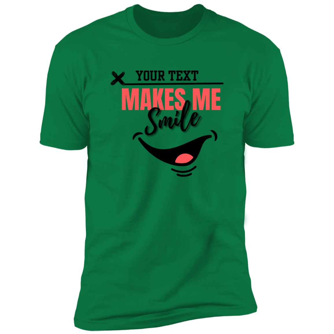 ADD YOUR TEXT PREMIUM SHORT SLEEVE T-SHIRT