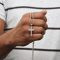 TO MY DAUGHTER PERSONALIZED STAINLESS STEEL CROSS NECKLACE W/MC