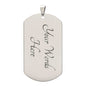 TO MY SON DOGTAG