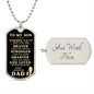 TO MY SON DOGTAG
