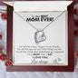 TO THE BEST MOM EVER FOREVER NECKLACE