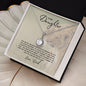 TO MY DAUGHTER ETERNAL HOPE NECKLACE, DAUGHTER'S BIRTHDAY, DAUGHTER'S CHRISTMAS