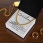 TO MY GRANDSON CUBAN LINK CHAIN, CHRISTMAS GIFT, GRADUATION GIFT, BIRTHDAY GIFT