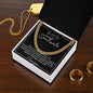 TO MY SOULMATE CUBAN LINK CHAIN, BIRTHDAY GIFT, CHRISTMAS GIFT, SPECIAL MOMENT GIFT