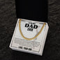 DAD CUBAN LINK NECKLACE, DAD'S BIRTHDAY GIFT, DAD'S FATHER'S DAY GIFT