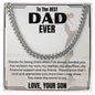 DAD CUBAN LINK NECKLACE, DAD'S BIRTHDAY GIFT, DAD'S FATHER'S DAY GIFT