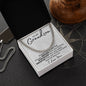 TO MY GRANDSON CUBAN LINK CHAIN, CHRISTMAS GIFT, GRADUATION GIFT, BIRTHDAY GIFT
