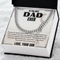 DAD CUBAN LINK NECKLACE, DAD'S BIRTHDAY GIFT, DAD'S FATHER'S DAY GIFT