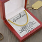 TO MY GRANDSON CUBAN LINK CHAIN, CHRISTMAS GIFT, GRADUATION GIFT, BIRTHDAY GIFT