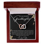 TO MY BEAUTIFUL GRANDDAUGHTER INTERLOCKING HEARTS NECKLACE