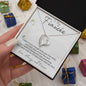 To My Fiancée Forever Love Necklace, Soulmate Gift