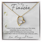 To My Fiancée Forever Love Necklace, Soulmate Gift