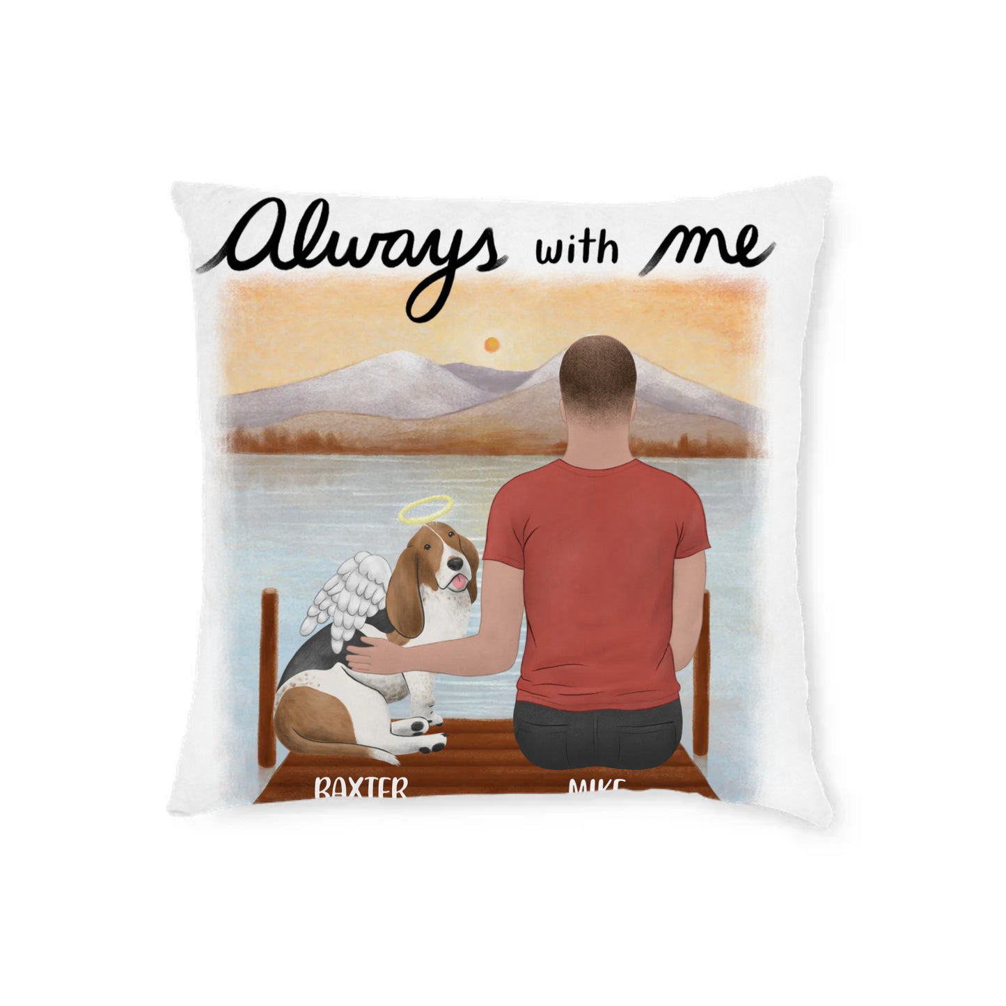 ALWAYS WITH ME dog with wings