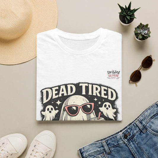 DEAD TIRED GHOST T-SHIRT — "STILL FABULOUS" VINTAGE HALLOWEEN TEE