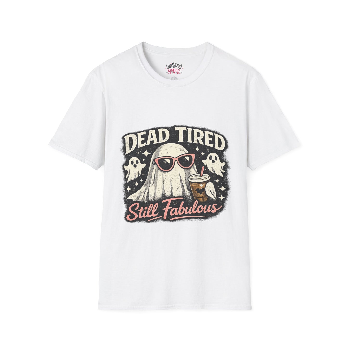 DEAD TIRED GHOST T-SHIRT — "STILL FABULOUS" VINTAGE HALLOWEEN TEE