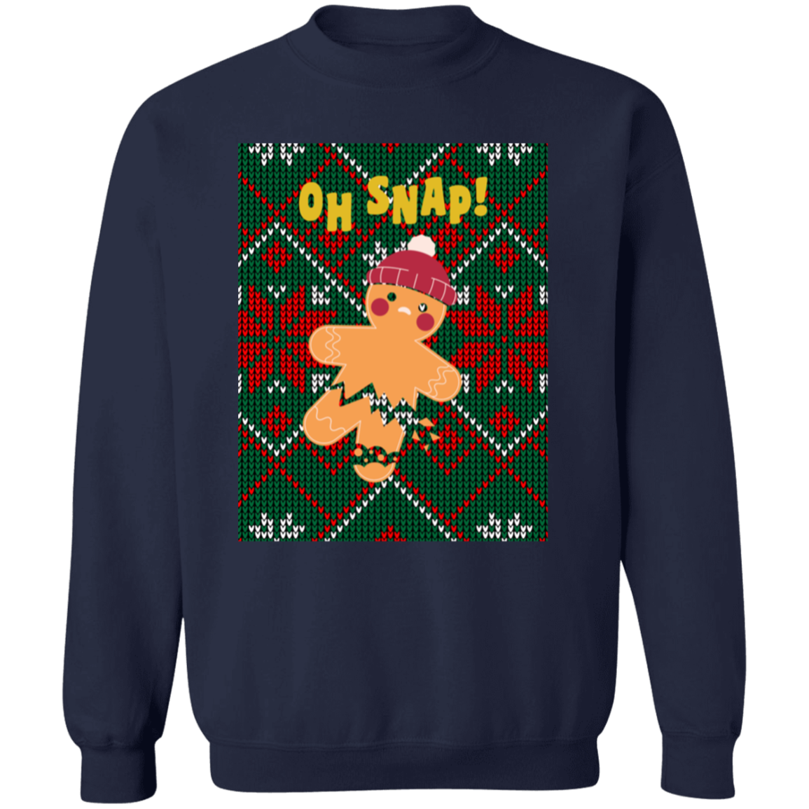 OH SNAP! GINGER BREAD MAN CREWNECK SWEATER
