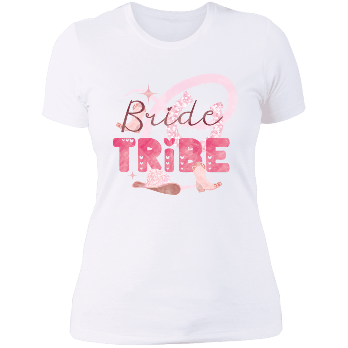 BRIDE TRIBE COW GIRL  T-SHIRT
