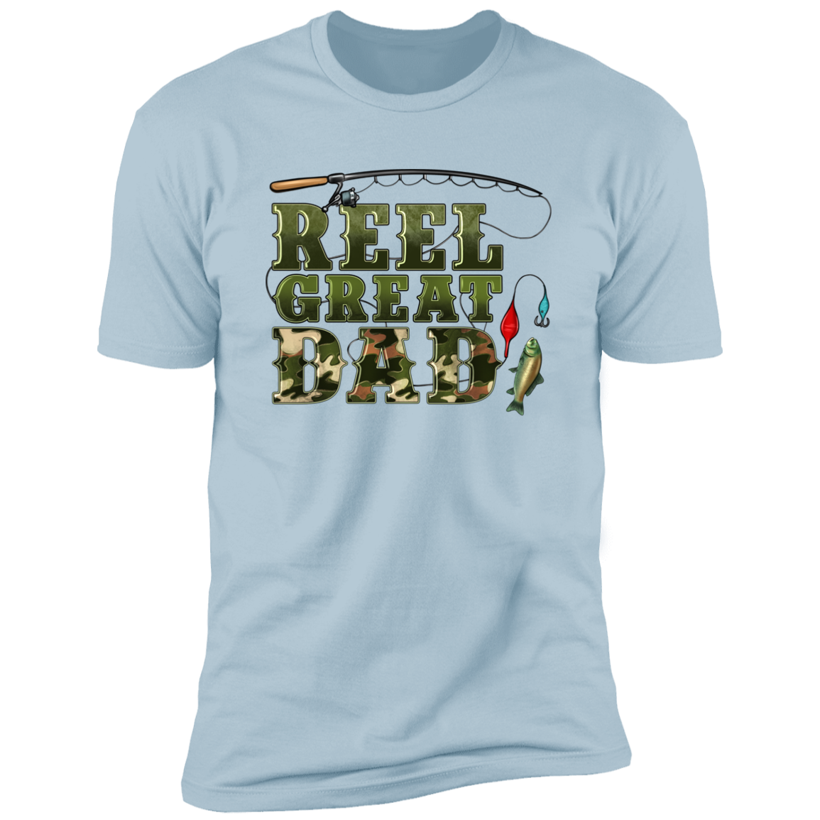 REEL GREAT DAD PREMIUM SHORT SLEEVE T-SHIRT