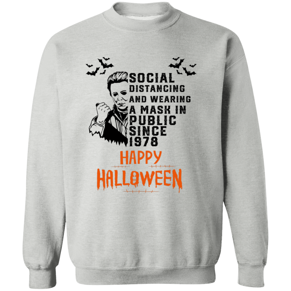 JASON HAPPY HALLOWEEN CREWNECK SWEATSHIRT