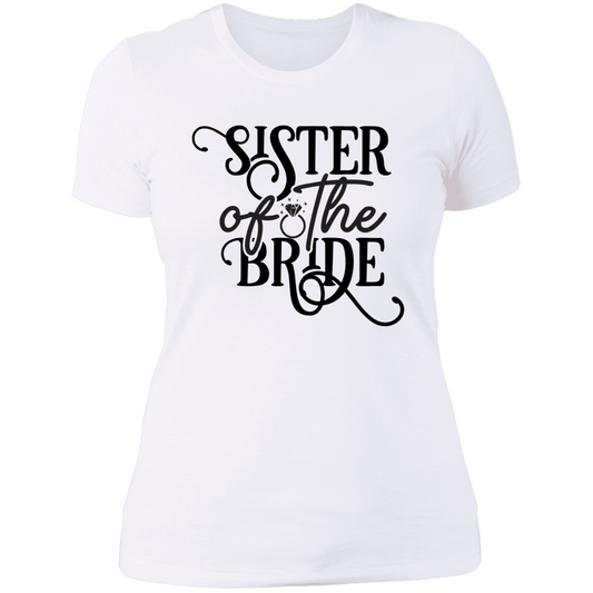 SISTER OF THE BRIDE T-SHIRT