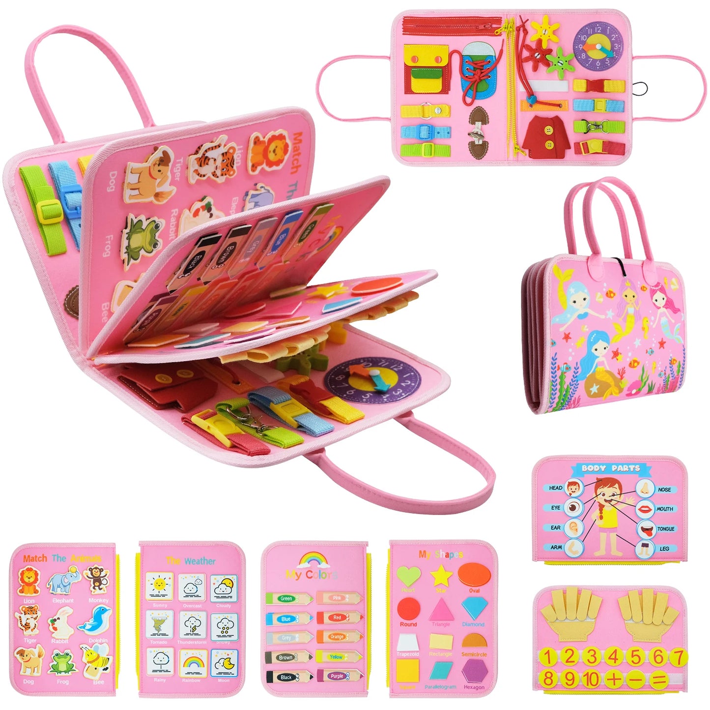 BUSYBoard MONTESSORI TOYS FOR TODDLERS