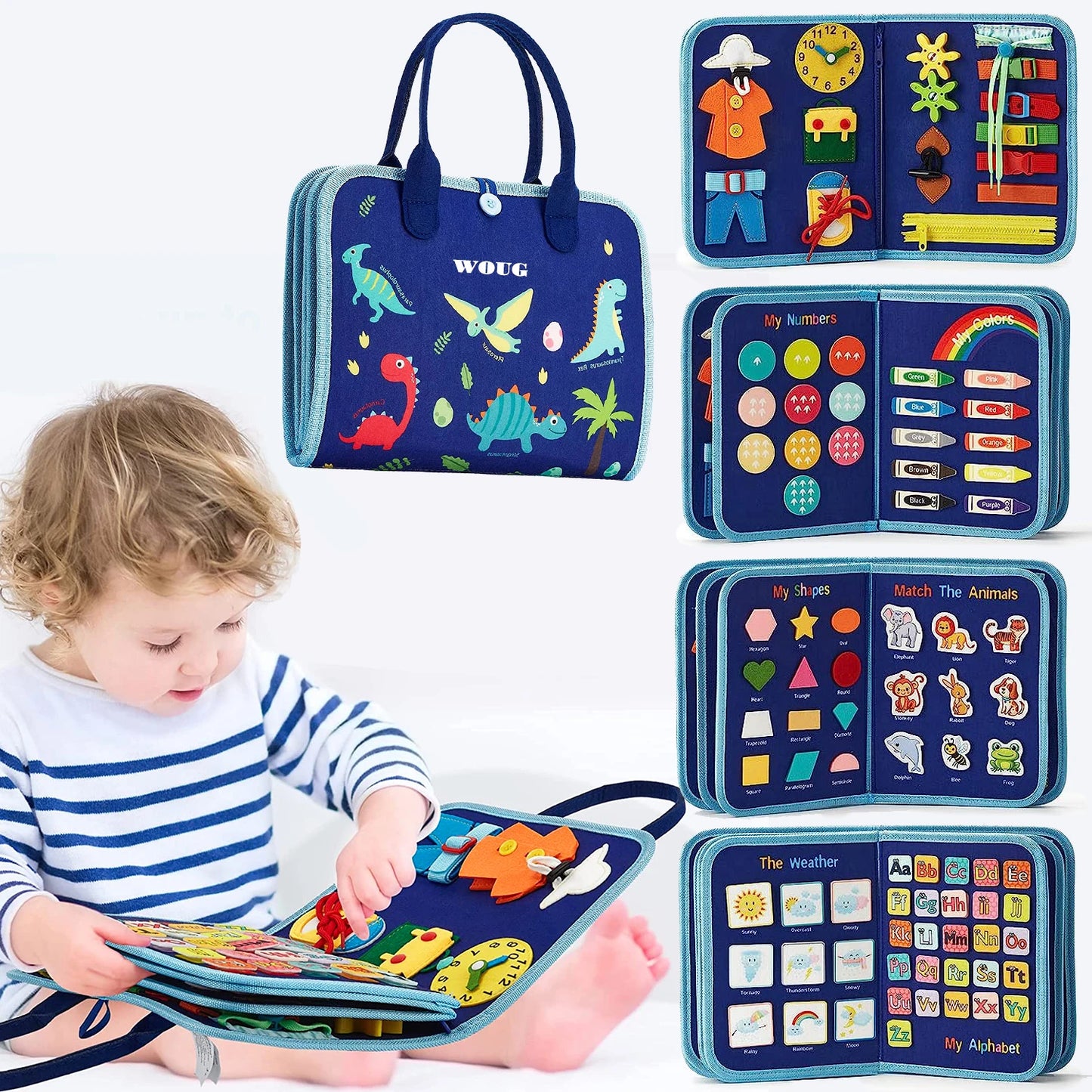 BUSYBoard MONTESSORI TOYS FOR TODDLERS