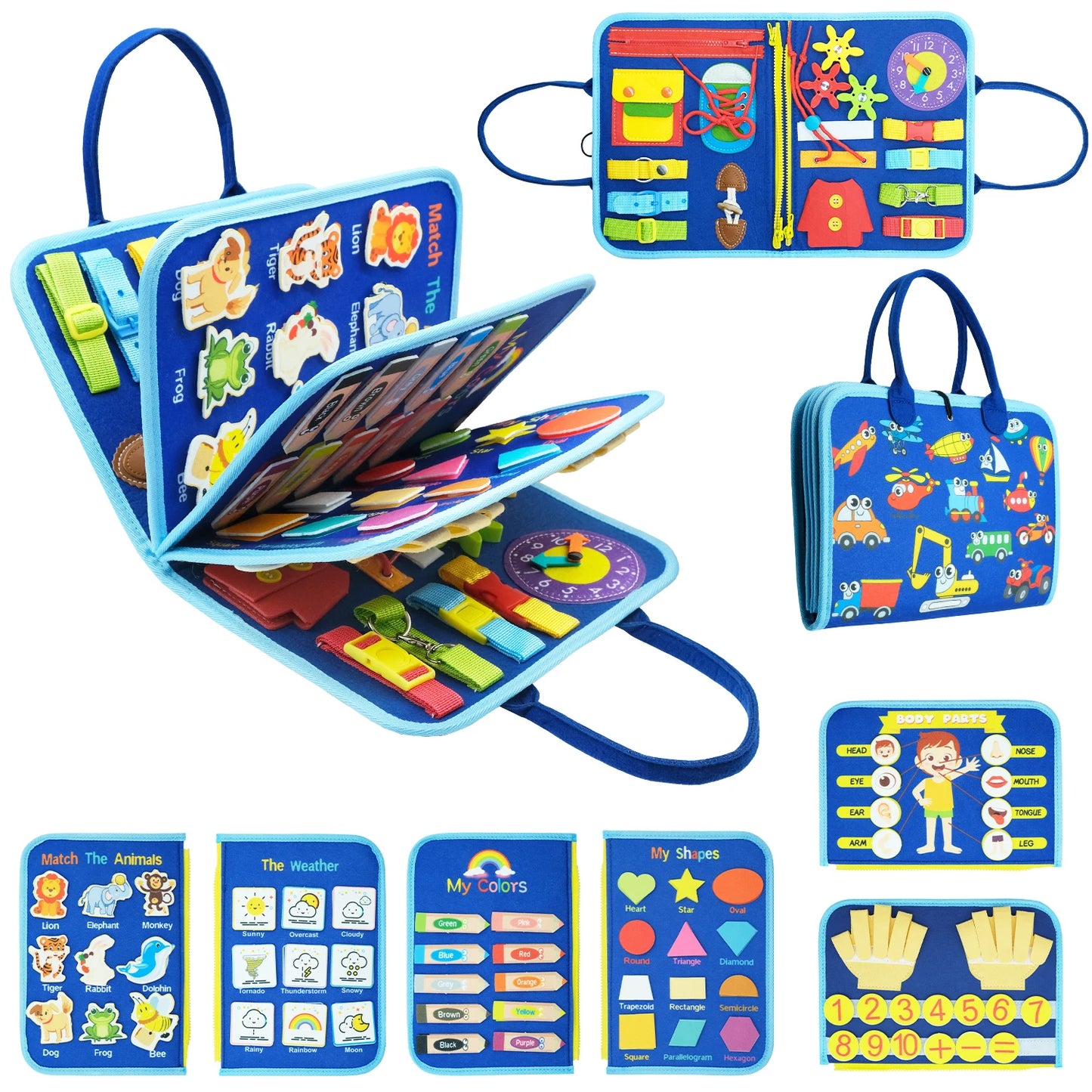 BUSYBoard MONTESSORI TOYS FOR TODDLERS