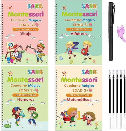 TRACE & LEARN™ MONTESSORI-INSPIRED REUSABLE WORKBOOK SET