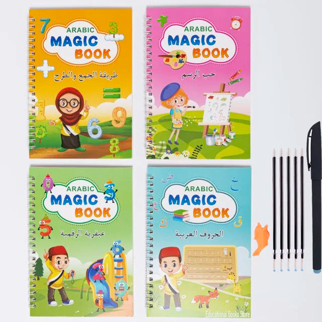 TRACE & LEARN™ MONTESSORI-INSPIRED REUSABLE WORKBOOK SET