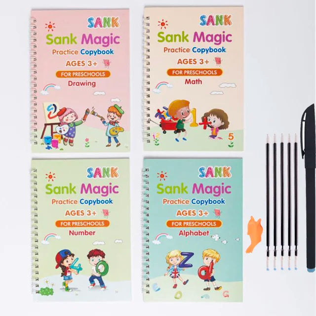 TRACE & LEARN™ MONTESSORI-INSPIRED REUSABLE WORKBOOK SET
