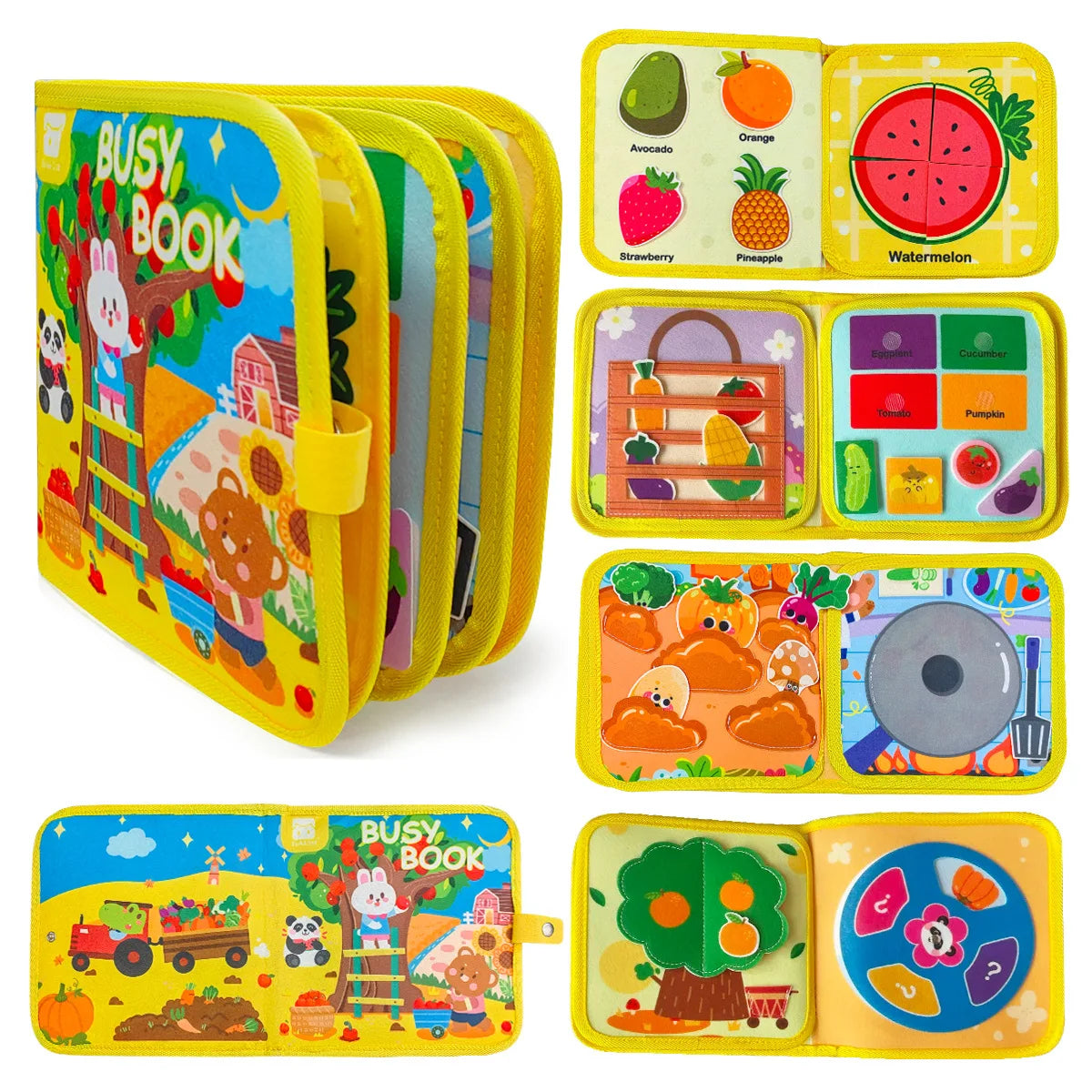 BUSYBoard MONTESSORI TOYS FOR TODDLERS