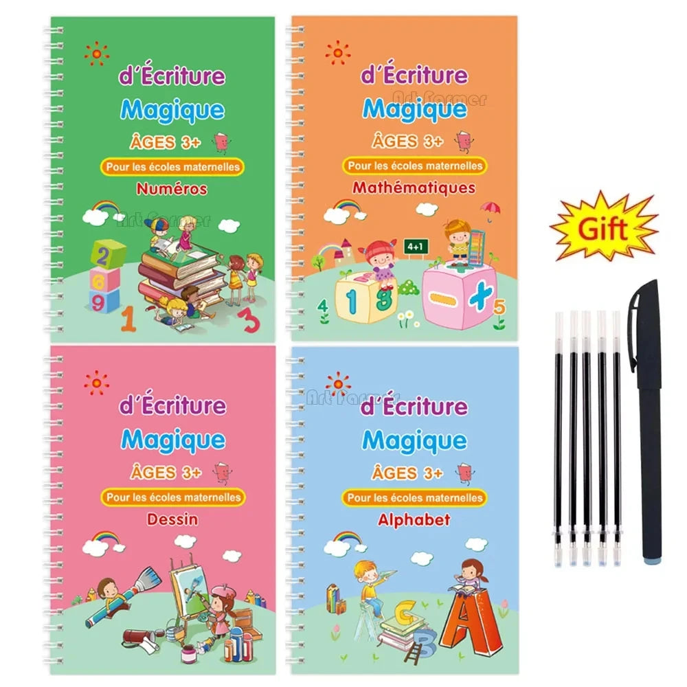 TRACE & LEARN™ MONTESSORI-INSPIRED REUSABLE WORKBOOK SET