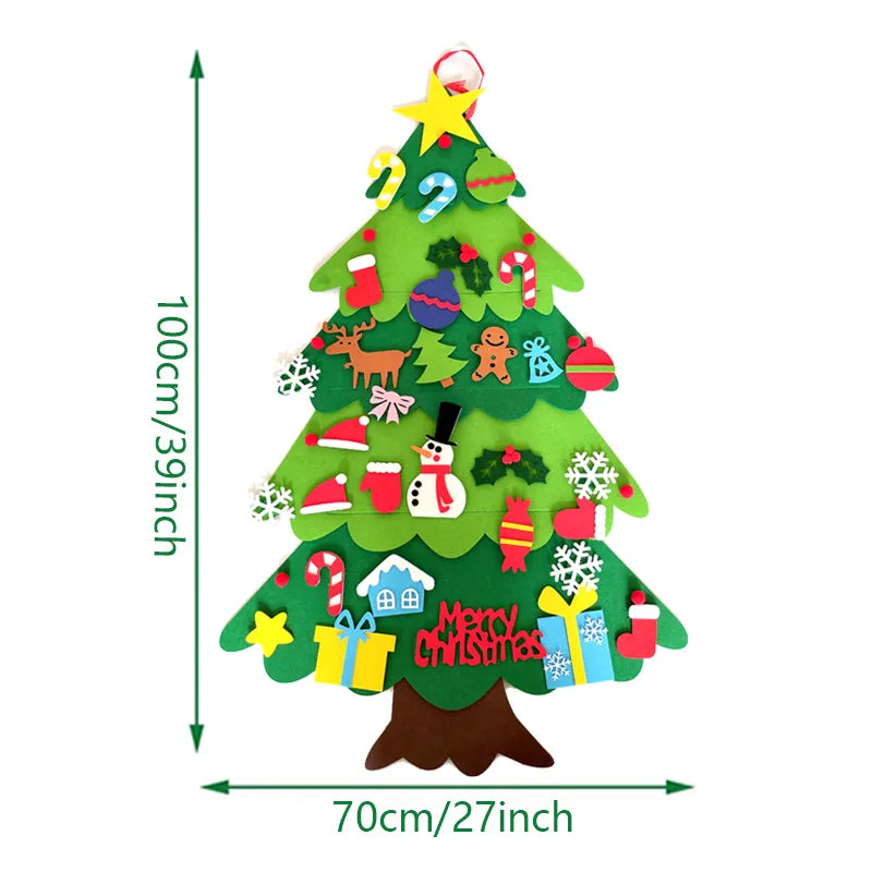 FestiveFelt🎄 - 2023 DIY Christmas Tree Set for Kids